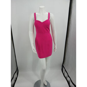 Rebecca Minkoff Pink Bustier Dress Size 2 Silk Cocktail Evening Club Claudia